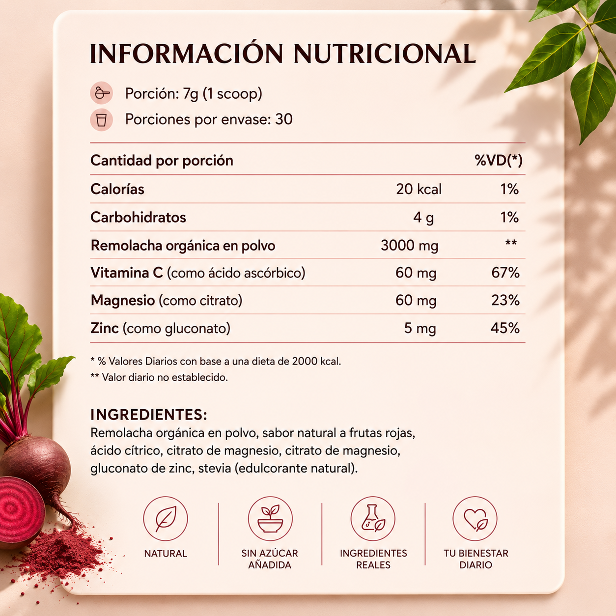 Velora — Energía natural, glow y bienestar diario